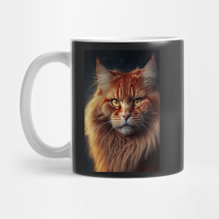 Serious Cat portrait Mug